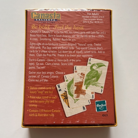 Canasta Caliente Card Game / NEW / 2001 - Picture 5 of 7